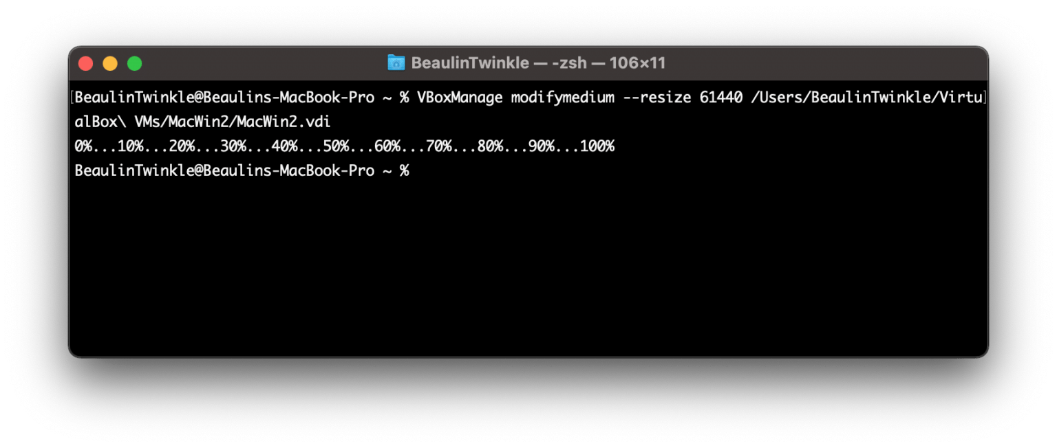Increasing Disk Space Of Windows Guest OS In VirtualBox On Mac My Tec