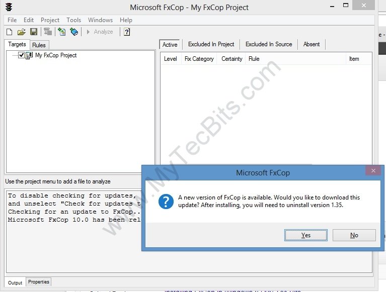 FxCop Installation on Windows8 - 4