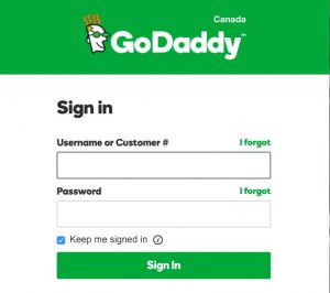 Using WordPress With GoDaddy Step 01