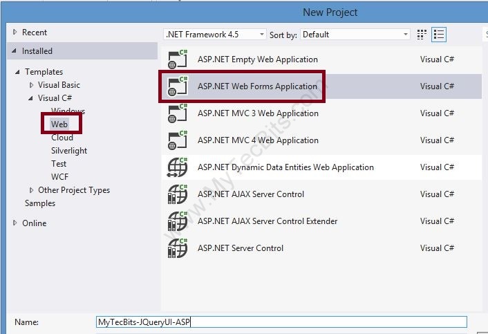 jQuery UI with ASP.NET - 01