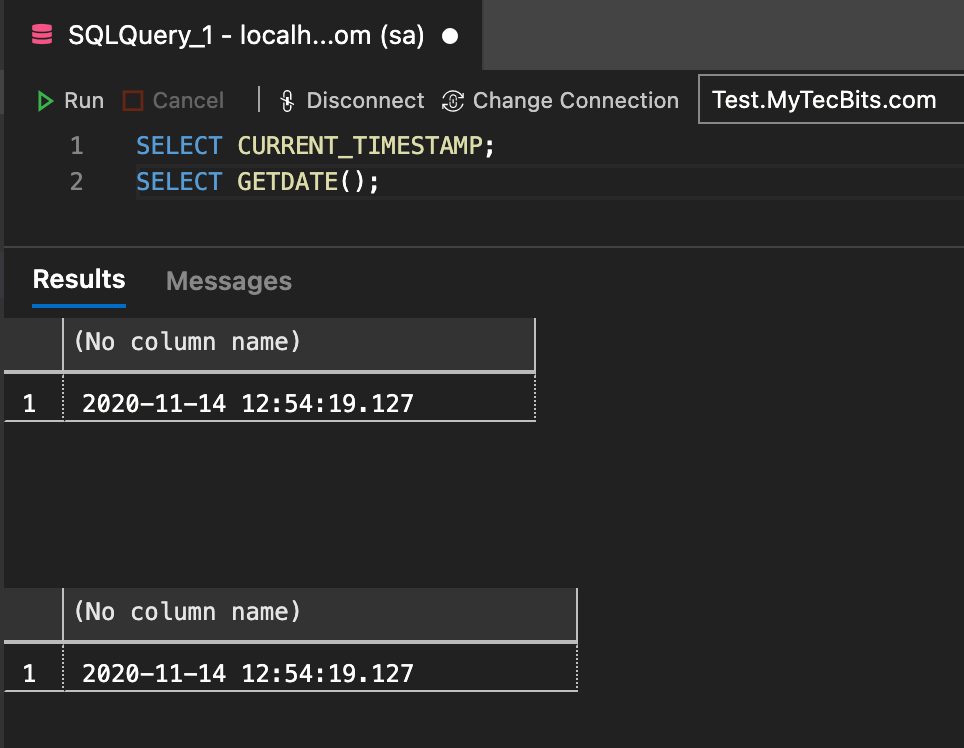 GETDATE() Vs CURRENT_TIMESTAMP In SQL Server